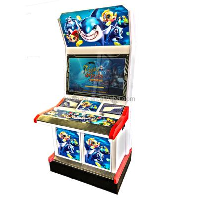 China Metal + Acrylic / Customize 2021 Newest Double Screen Fish Machine Software Fish Table Game Cabinet for sale