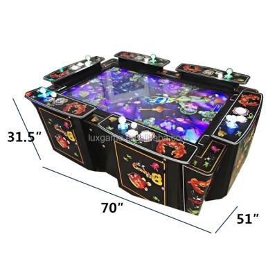 China Metal + Acrylic / Customize Product New 6 Players Fish Game App Golden Dragon Kirin Thunder Casino for sale