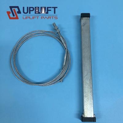 China industrial elevator door rope with counterweight block elevator door steel rope elevator landing parts for sale