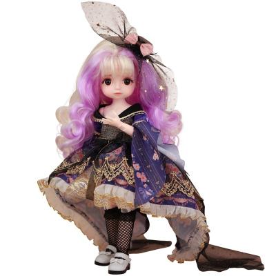 China Educational Cheap Price Cute 12inch PVC Dolls For Girls Gift Doll Toys Full Set BJD Bodies for sale