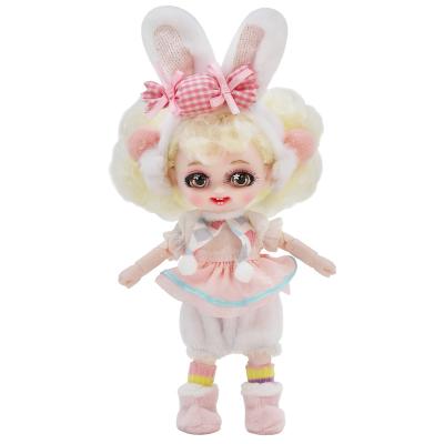 China DBS Little Bunny Lovely educational dreamy fairy 1/8 scale bjd doll 16CM body 28 joint doll BJD toys for wholesale for sale