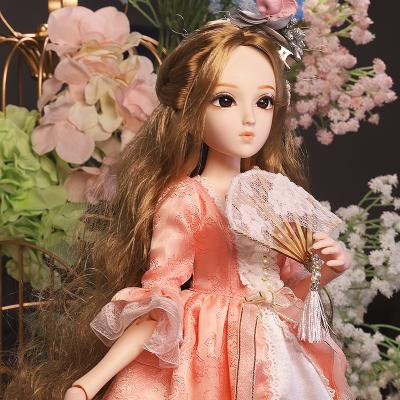 China 34 Gorgeous Flexible Joints 1/4 BJD Doll For Girls Gift Toys for sale