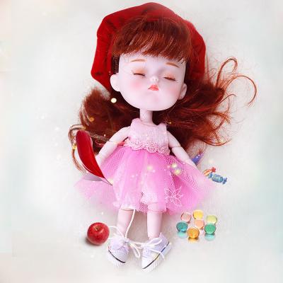 China Fashionable wholesale beautiful 1/12 doll dress bjd doll clothes OB11 for mini doll accessories for sale