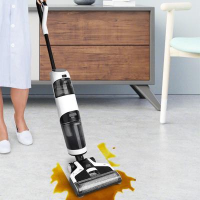 China Household Hotel Automatic Electric Vacuum Scrubber Machine Cordless Floor Washer for sale