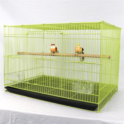 China Wholesale Breathable Cages For Gray Parrot Cockatiel Sun Parakeet Conure Bird Finches Pet Wire Canary Yellow Bird Cage for sale