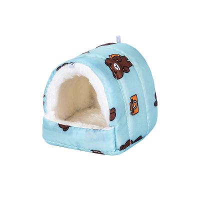 China Breathable Hammock Sleep Bed for Hanging Bedroom Soft Cotton Fleece Sugar Glider Small Animals Pets Hamster Squirrel for Guinea Pig Cage for sale