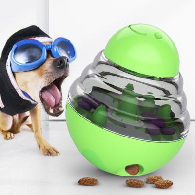 China Hot Selling Disjoint Tumbler Toy Pet Puzzle Ball Toy Viable Supplier Dog Food Ball Dog Toy for sale