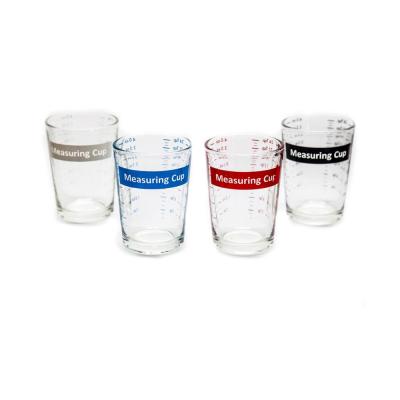 China Viable Custom Glass Drinking Measuring Cup for sale