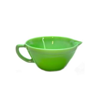 China Sustainable batter bowl in jadeite glass for sale