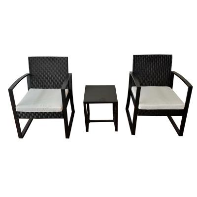 China Modern Plastic Rattan Sofa Set Be Easy To Wicker 3 Pcs Assemble for sale