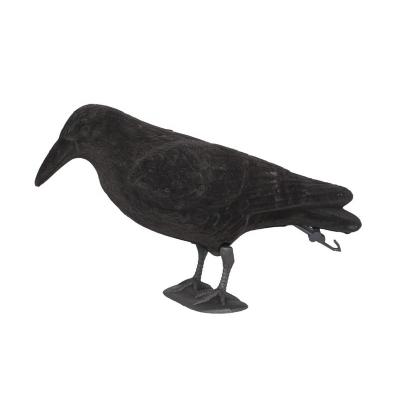 China Simulation Completely Assembled Black Plastic Crows Hunting Decoy With Feet for sale