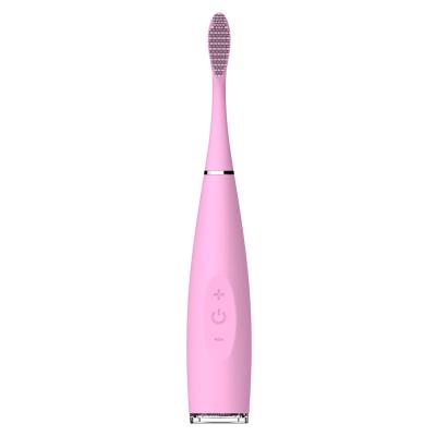 China 2021 Portable Wholesale Premium Quality Rechargable Silicone Electric Toothbrush for sale