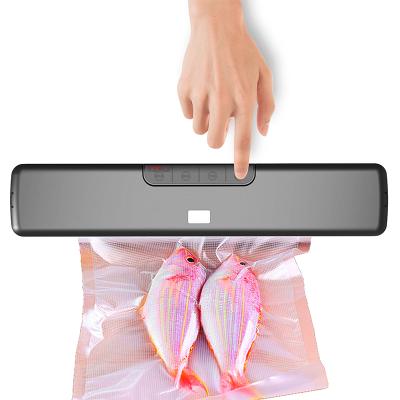 China Kitchenware Wholesale Black Household Liquid Vacuum Sealer For Wet And Dry Goods for sale