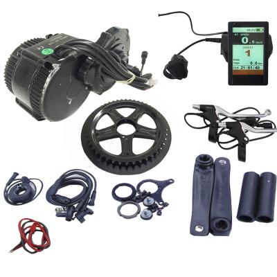 China mid motor kit 36V 500W bafang bbs02b mid motor kit mid motor 8fun mid drive mid drive with 850C display for sale