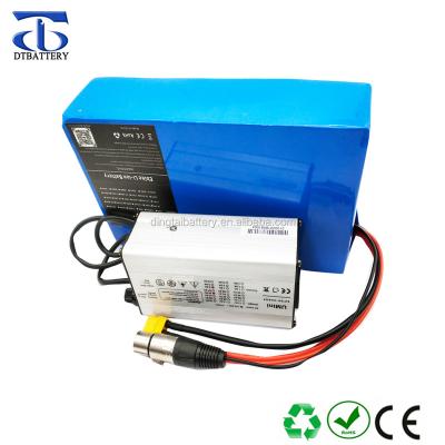 China Free shipping Powerful PVC 48v lithium battery pack 20ah with 54.6V 3A charger for 500w 750w electric ebike motorcycle for sale