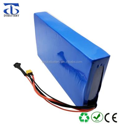 China Electric Skateboard Battery Pack 12s4p 44.4V 11.6Ah Customized Li-ion Battery with 50.4V 2A Charger 40*140*290mm or customized for sale