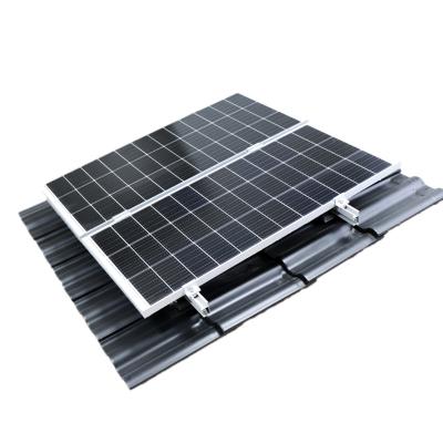 China Quick Installation OEM ODM Factory Sale PV Solar Panel Bracket Hook On Tile Roof Solar Panel Roof Rack System for sale