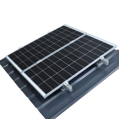 China Best Price Quick Installation Solar Bracket Panel Aluminum Profile PV Mount Tin Roof Mounting System for sale