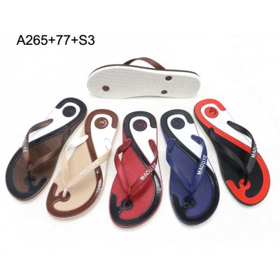 China Fancy Bangladeshi men slippers Anti-smell flip flops strappy sandals chappals for sale