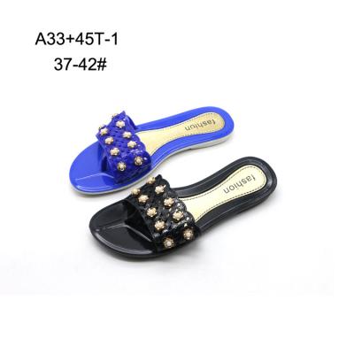 China Anti-Odor New Products Occasional Non-Smell Rubber Slippers For Women for sale