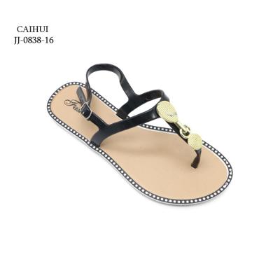 China Anti-Smell Full PVC Kids Slides Adjustable Flats Sandals Slippers Girls China Chappal for sale