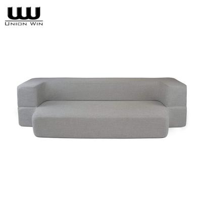 China Traditional Hot Selling Single Multifunctional Gel-infused Folding Living Room Foam Sofa Bed With Removable Cover for sale