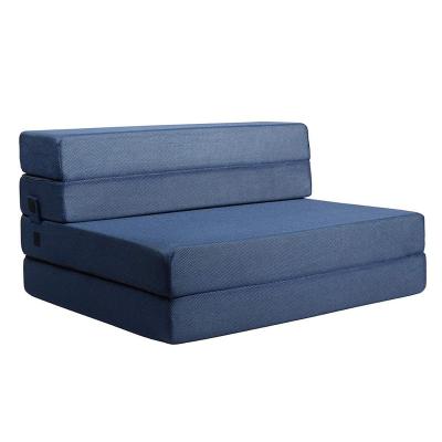 China Foldable Hot Selling Removable Cover Folding Memory Foam Sofa Bed For Guests Or Floor Mat for sale