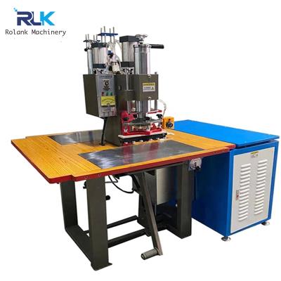 China Hotels Dongguan Manufacturer Double Head 5kw High Frequency Welding Machine For PVC And PU Sheet for sale