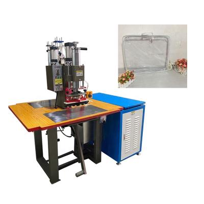 China Hotels Factory Price Standard Double Head High Frequency Plastic PVC Plastic Bag Machine for sale