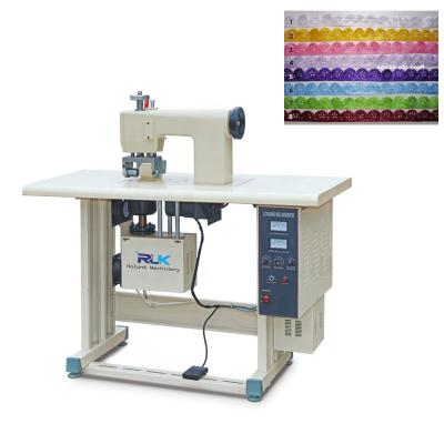 China Garment Shops Factory Direct Sale 100mm Ultrasonic Lace Sewing Machine For Fabric for sale