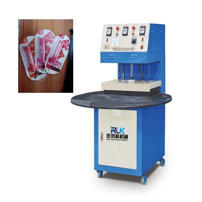 China Rotary Manual Blister Packing Commodity Map Hot Sealing And Sealing Machine for sale