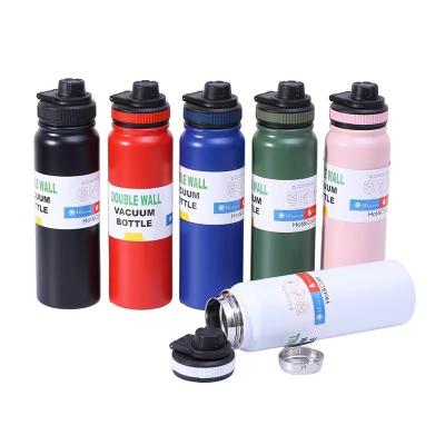 China Large Capacity Travel Mug Water Bottle Double Sport Thermos Bottle Stainless Steel Wall Vacuum Flask Insulated Thermal Mug for sale