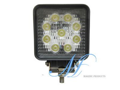 China 9X3W LED driving light, excavator LED light, boat floodlight, trailer light, car light for sale