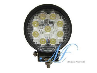 China 9X3W LED vehicle head light, boat floodlights, trailer light, SUV/RV/ATV driving light for sale