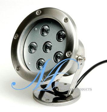 China marine stainless steel underwater light, IP68 led pool light, fountain LED lamp for sale