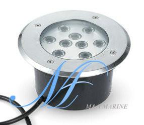 China 9W LED inground light, underground light, inground uplight, deck light, dock light for sale