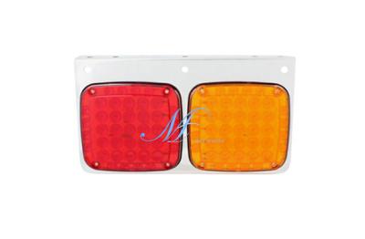 China 5007 Square combination 82 LEDs with stainless steel plate trailer led light truck parts for sale