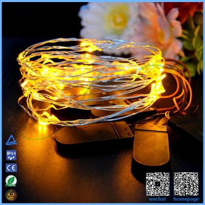 China LED copper wire string light battery powered for sale