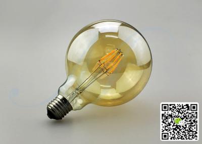 China Good Quality Led Edison Bulb G125 Clear Amber Glass Dimmable 6w 8w 12w Vintage Filament Bulb for sale