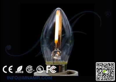 Chine La flamme traditionnelle de LED allume la mini ampoule E12 1w 110v-240vac de C9 Edison à vendre