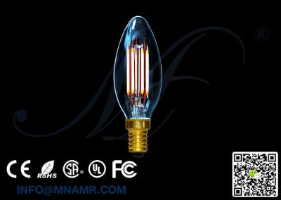 China Candelabrum 4watts 240v LED Filament Light C35 E14 Edison Bulbs 2200-6000k for sale