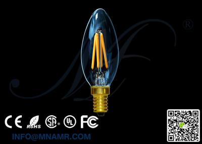 Chine Le nouveau venu 360 UL de la FCC SAA de RoHS de la CE de l'angle de faisceau de degré E14 4Watts a mené des lumières de filament de lampes à filament d'ampoules de filament à vendre