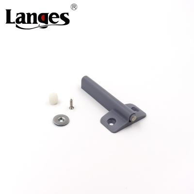 China Modern Plastic Sliding Door Furniture Cabinet Door Push To Open Damper Buffer Latch Hook for sale