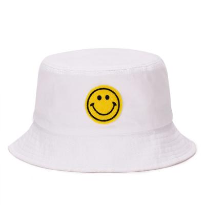 China Custom Made 100% White Striped High Quality Cotton Bucket Fishing Hat for sale