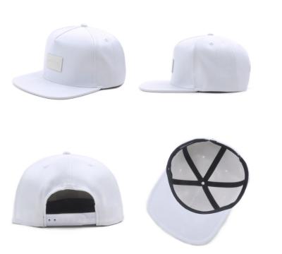 China Fashion 5 Panel 6 Panel JOINT Snapback Hats White Hats With Custom Logo For Women Men for sale