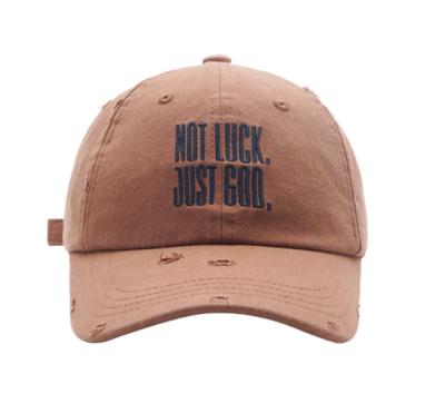 China JOINT Custom Vintage Retro Distressed Unstructured Dad Hat , Customized Dad Hat for sale