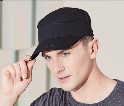 China COMMON Wholesale Promotional Cotton Hat Flat Top 100% Military Cap, Design Your Own Logo Blank Military Army Hat Customized for sale