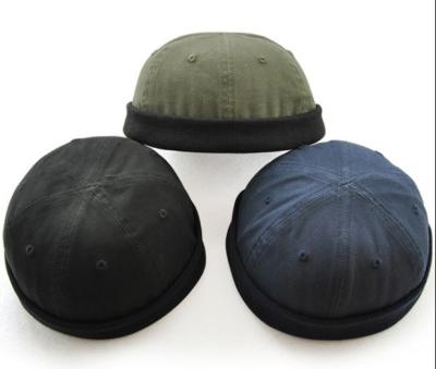 China JOINT Custom Canvas Brimless Baseball Hat Without Top Button for sale