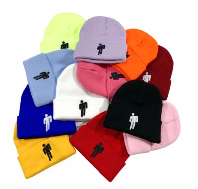 China COMMON Custom Embroider Hat Winter Knitted Beanie Cap China Manufacturer for sale