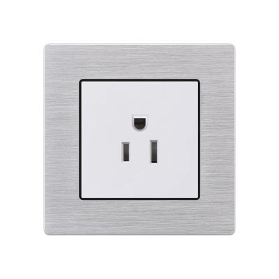 China High Quality And Safe Classical Aluminum Alloy Wall Mounted Hardware Popular American Standard Three Hole Socket 86mm*86mm Socket for sale